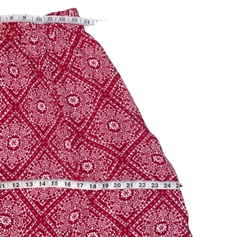 Faded Glory Women's Short Woven Asymmetrical Diamond Pattern Skirt Size Small - Picture 8 of 9